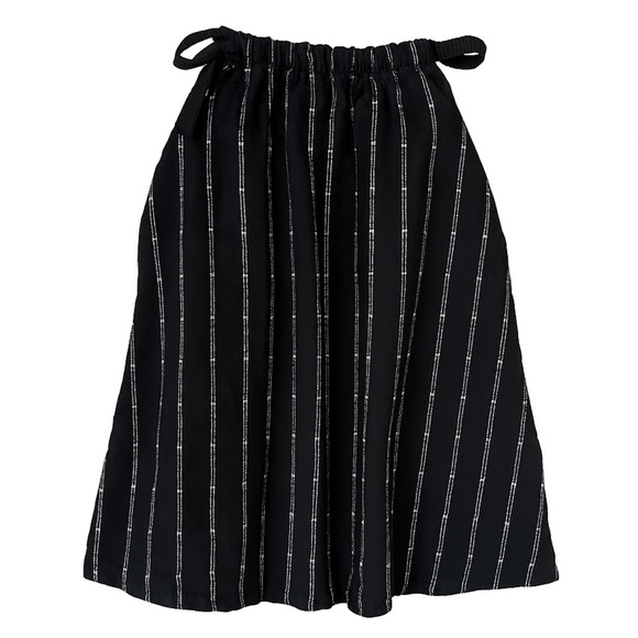 Old Navy Toddler Girls Black and White Striped Dress - Picture 1 of 5